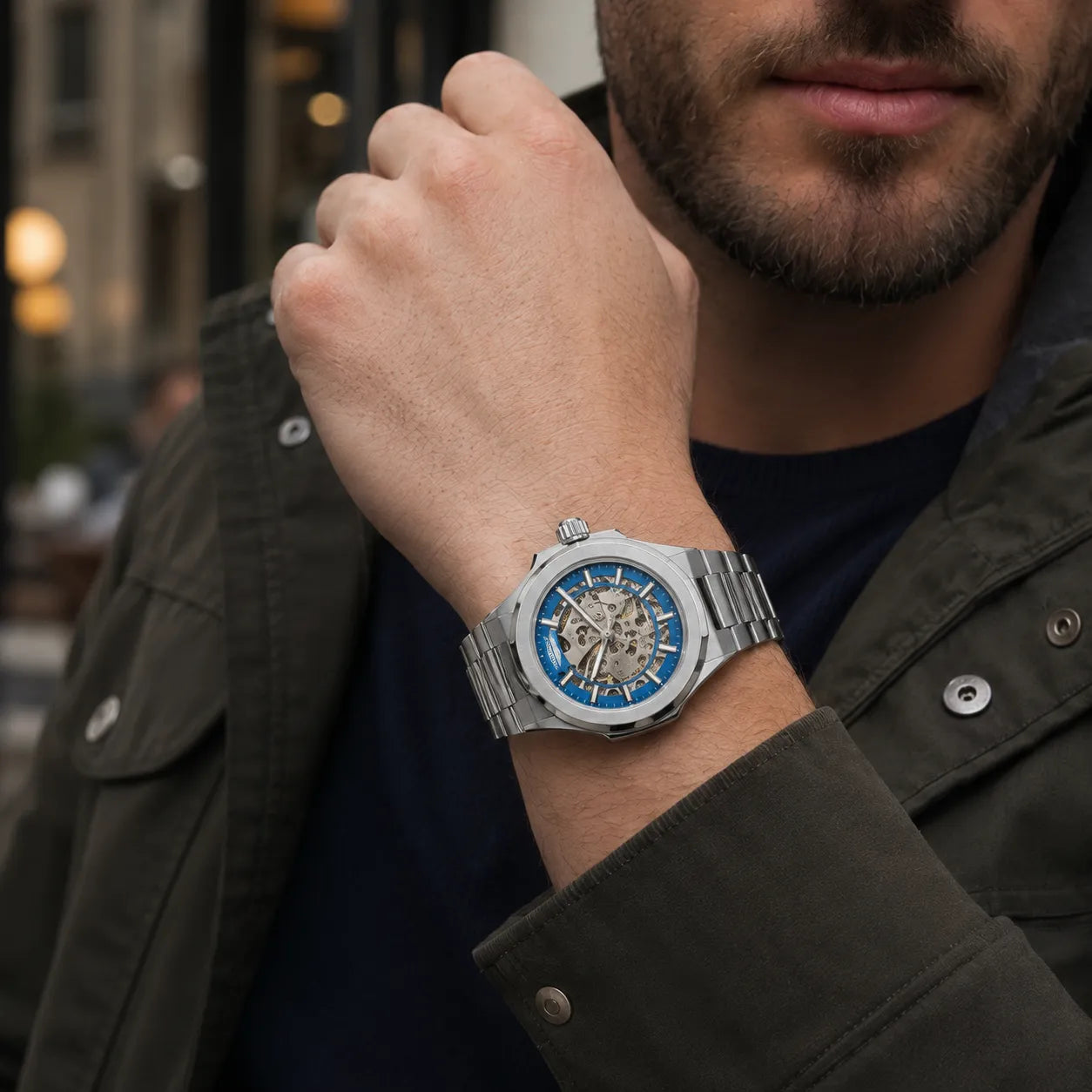 Geneva Automatic Skeleton Watch