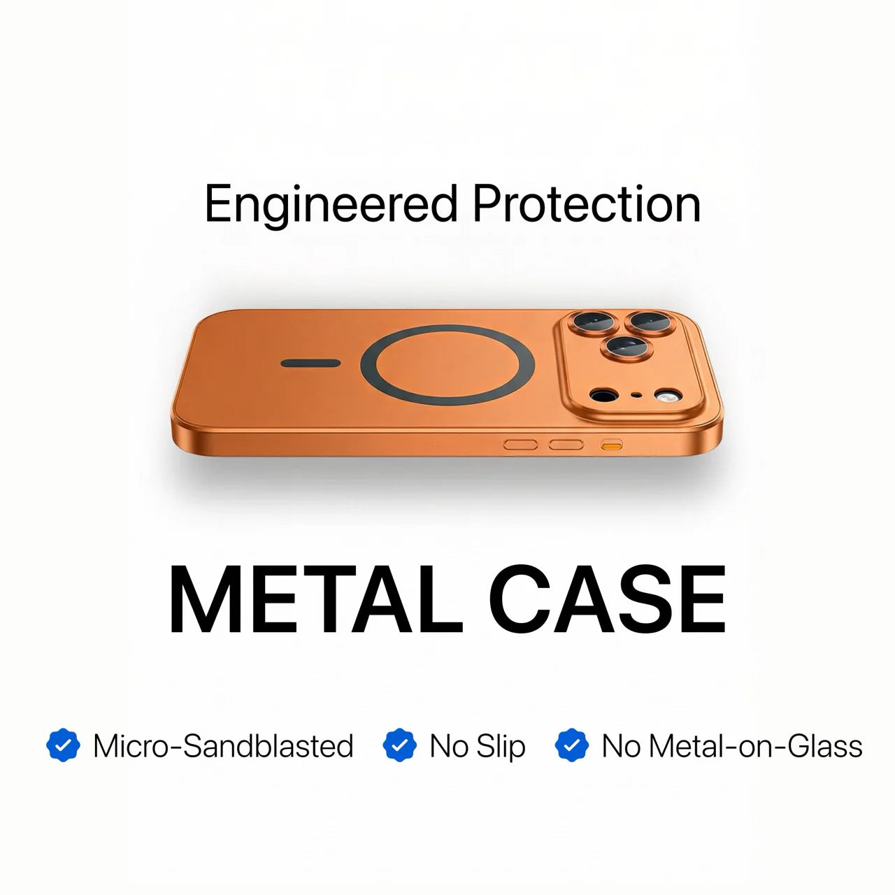 Metal Edge Premium Case For iPhone