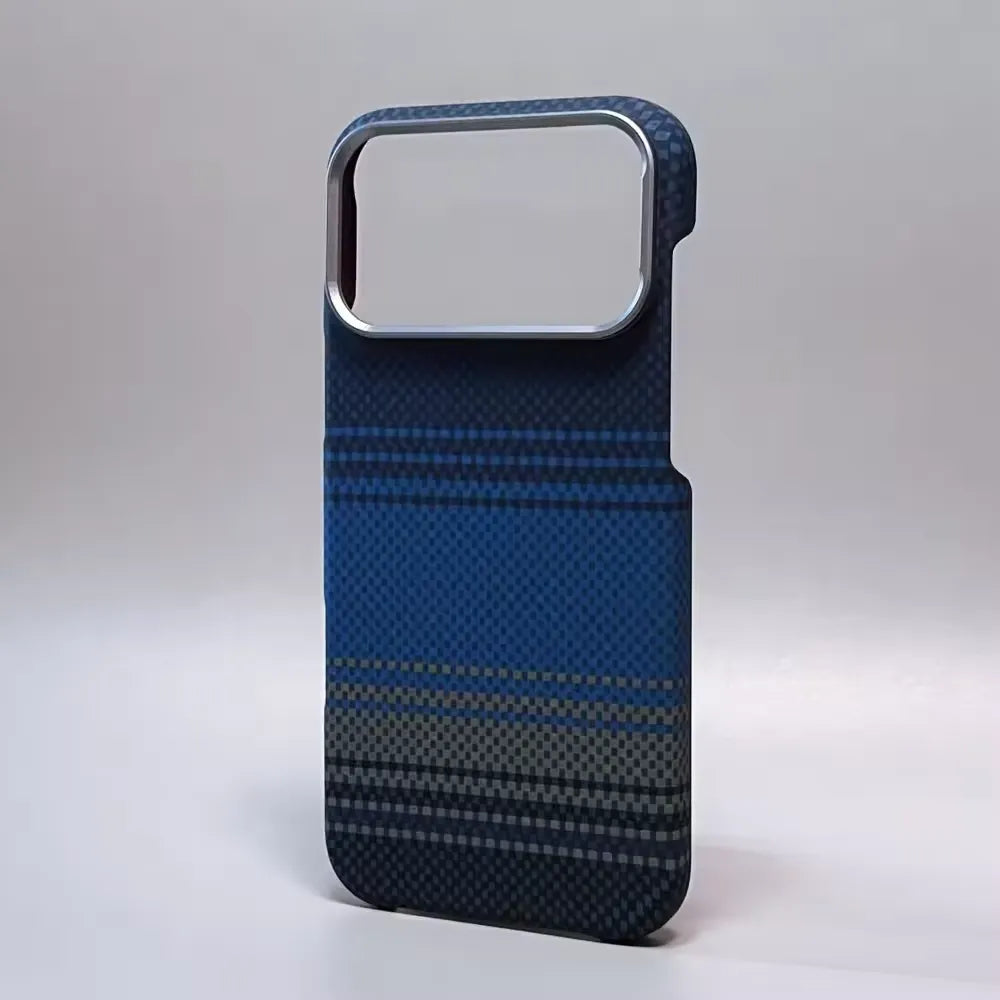 Carbon Fiber Premium Case Ocean Blue for iPhone