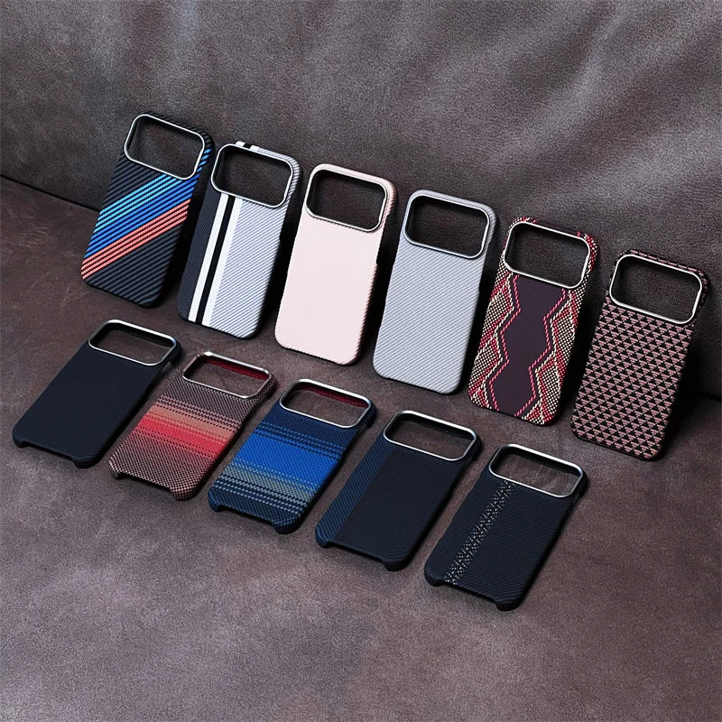 Carbon Fiber Premium Case Gray for iPhone