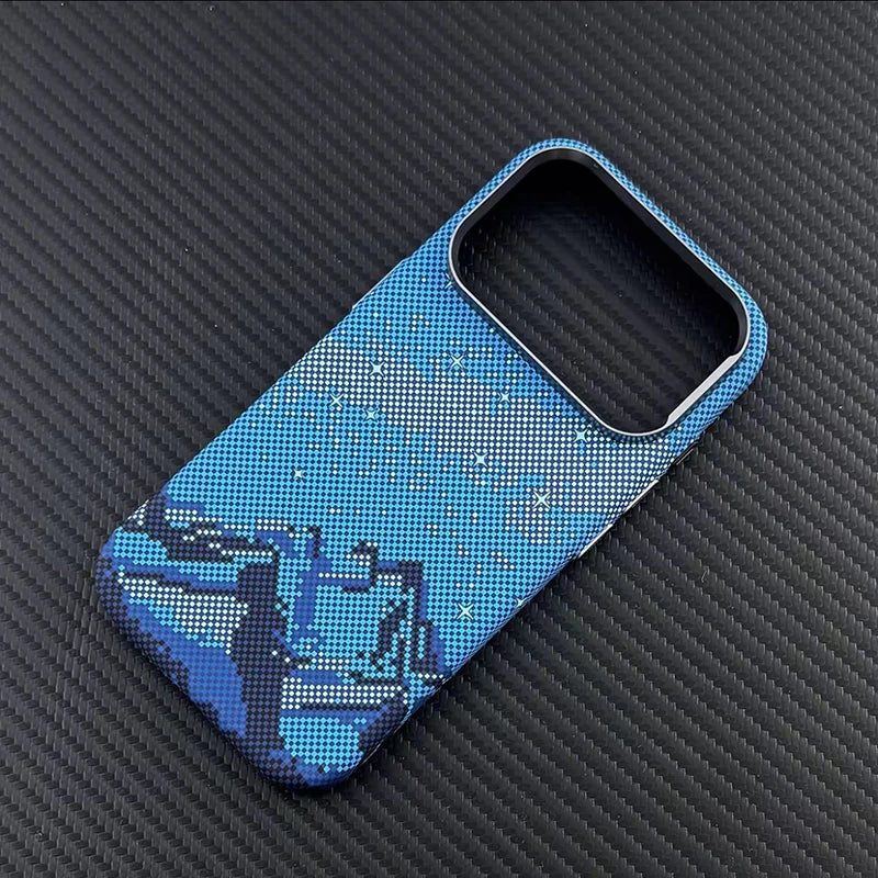 Strata Vector Aramid Fiber Case for iPhone - Blue