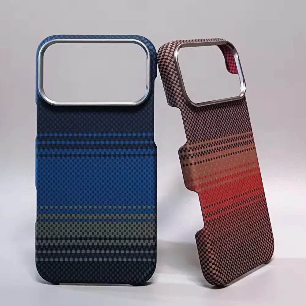 Carbon Fiber Premium Case Ocean Blue for iPhone