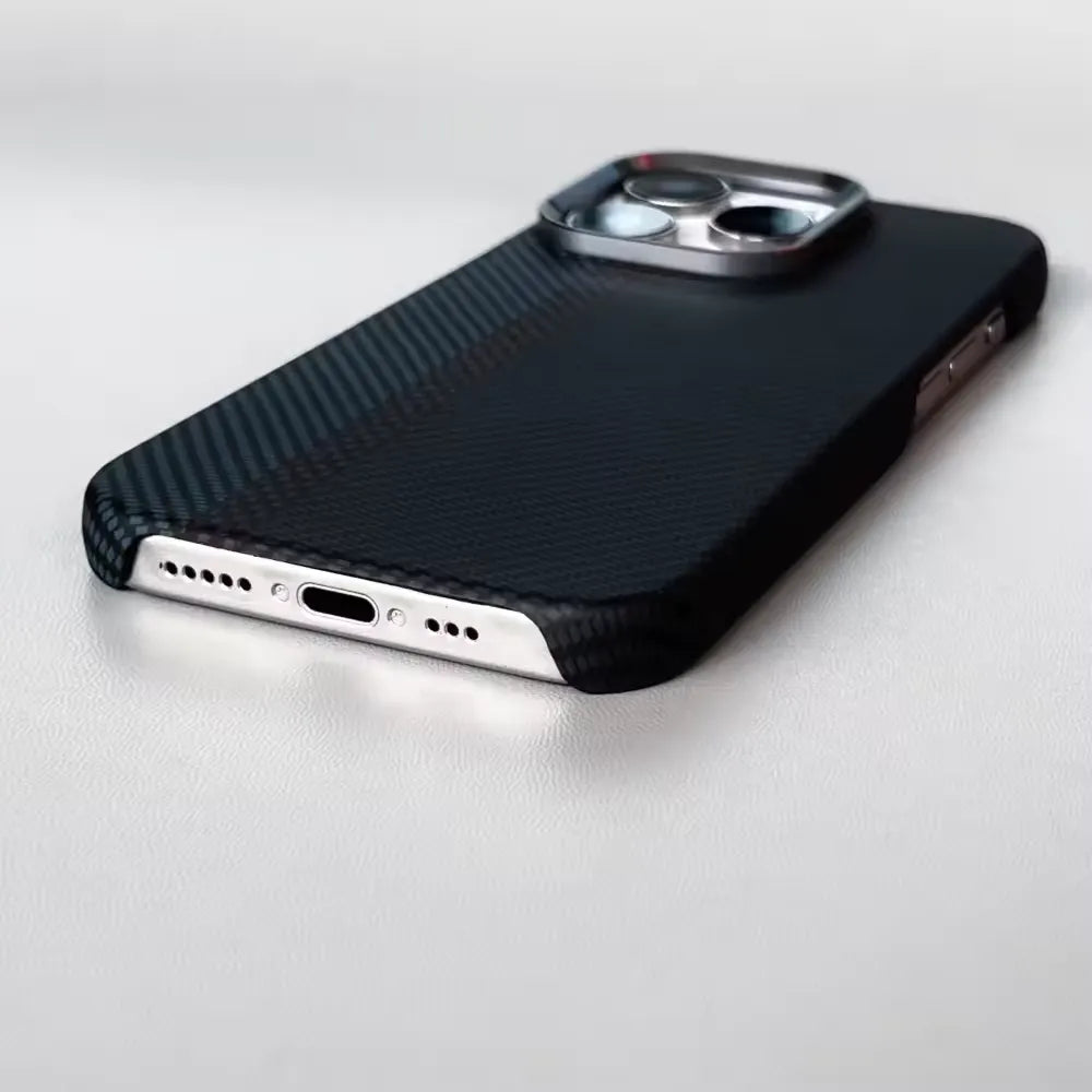 Carbon Fiber Premium Case Midnight Blue for iPhone