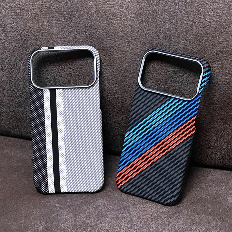 Carbon Fiber Premium Case Stripe Edition for iPhone