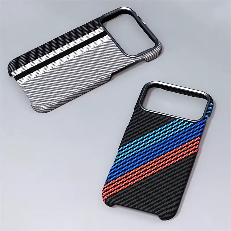 Carbon Fiber Premium Case Stripe Edition for iPhone