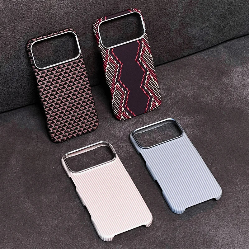 Carbon Fiber Premium Case Gray for iPhone