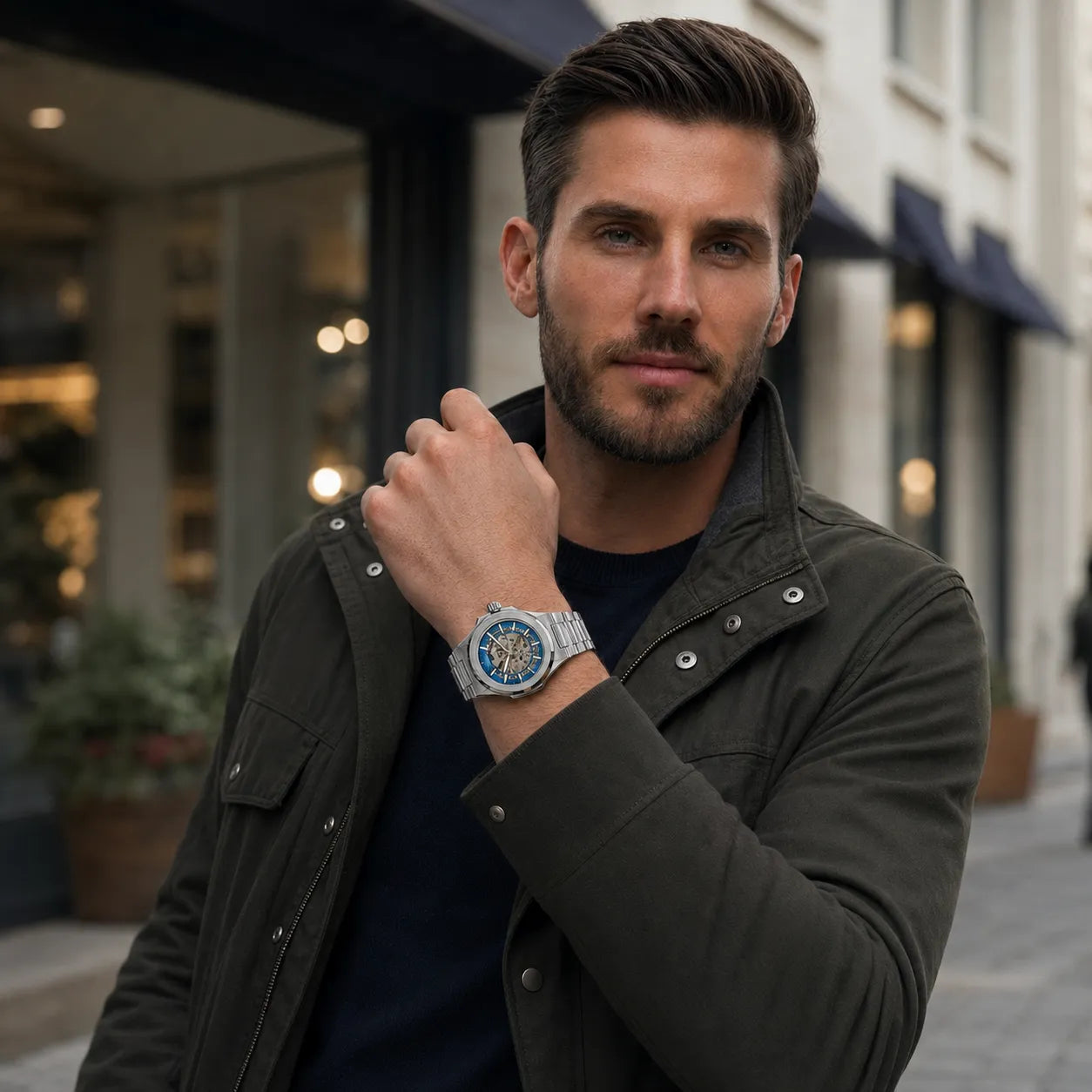 Geneva Automatic Skeleton Watch