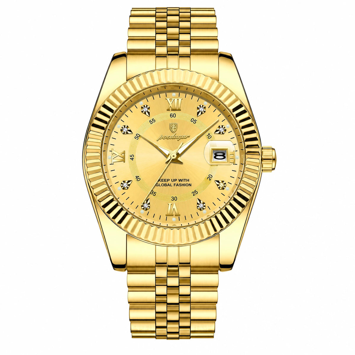 Prague Fluted Date Watch