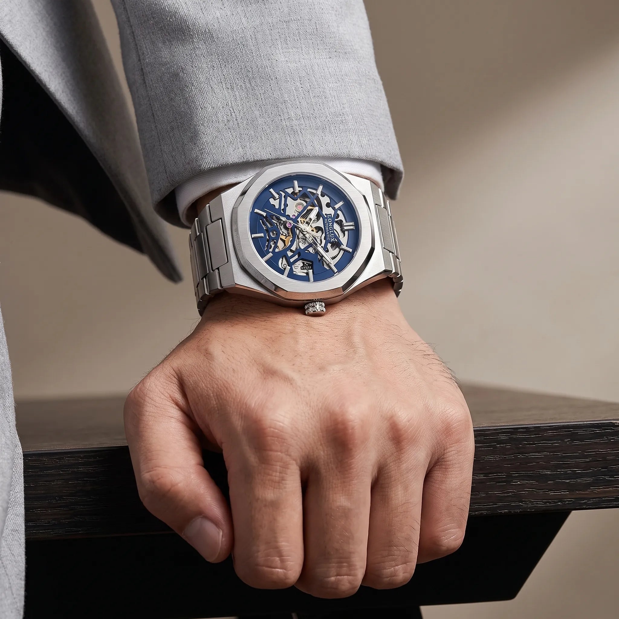 Bruges Skeleton Automatic Watch