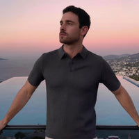 Seville Polo Shirt — Infinity pool editorial