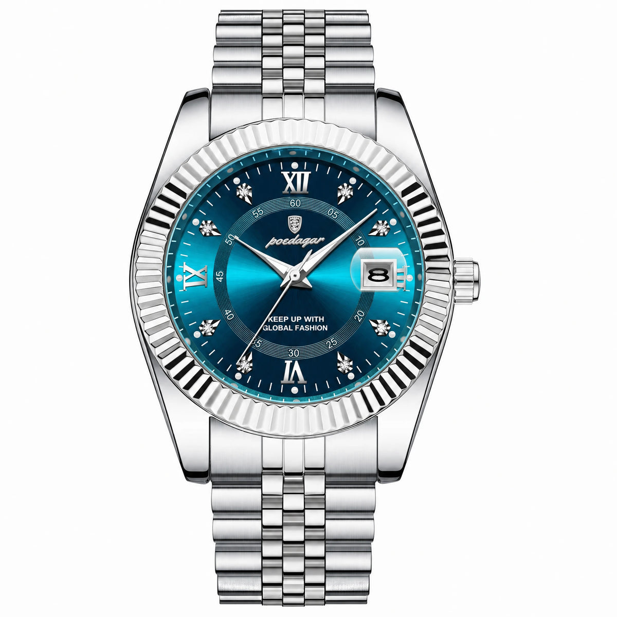 Prague Fluted Date Watch