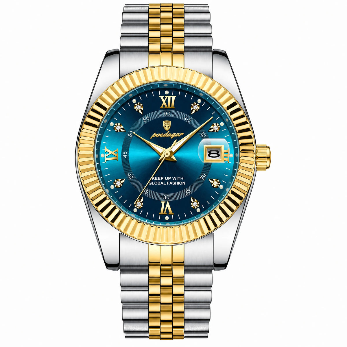 Prague Fluted Date Watch