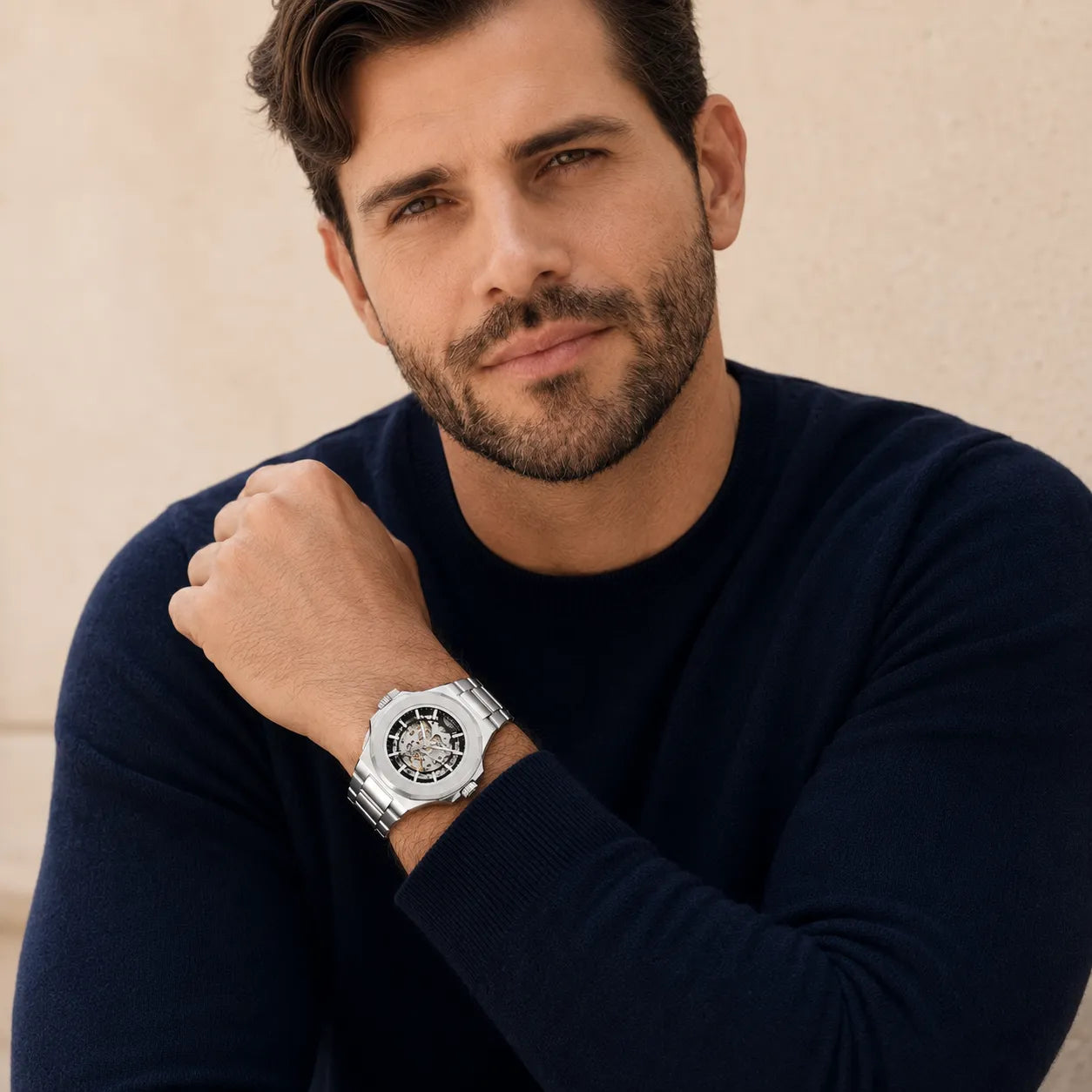 Geneva Automatic Skeleton Watch
