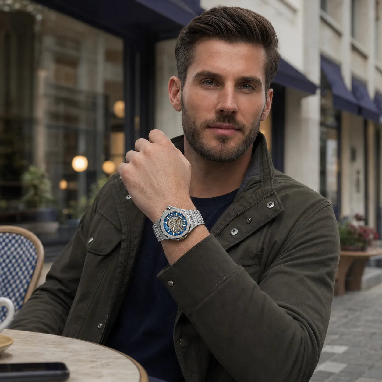Geneva Automatic Skeleton Watch