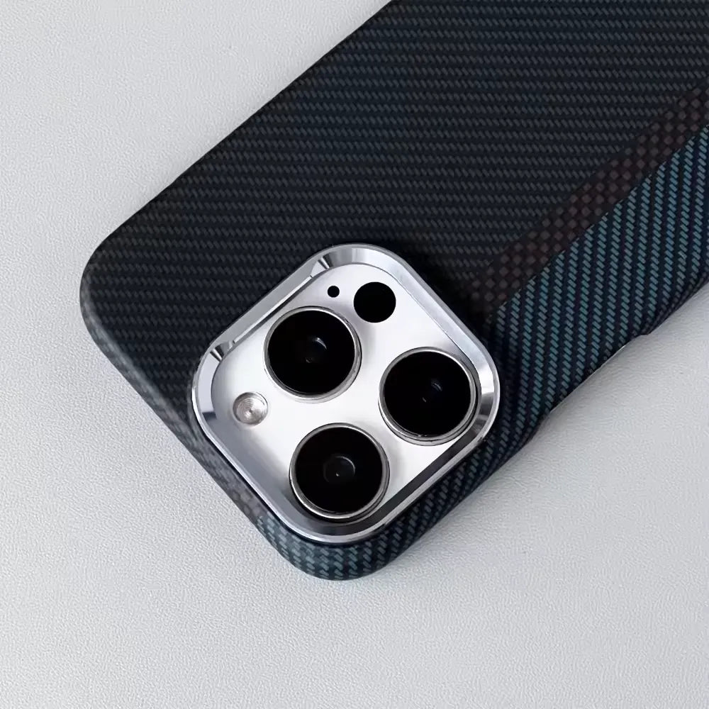 Carbon Fiber Premium Case Midnight Blue for iPhone
