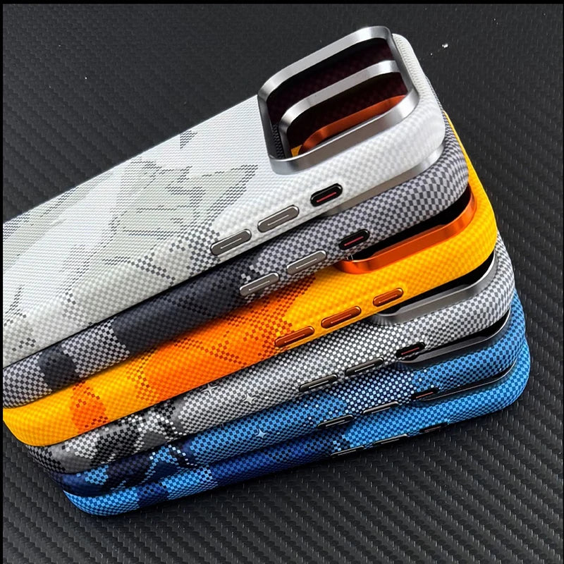 Strata Vector Aramid Fiber Case for iPhone - Blue
