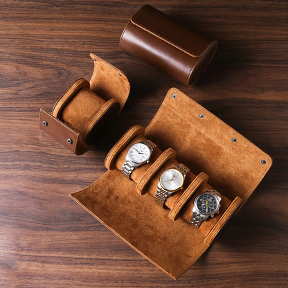 Leather Watch Roll (Gift)