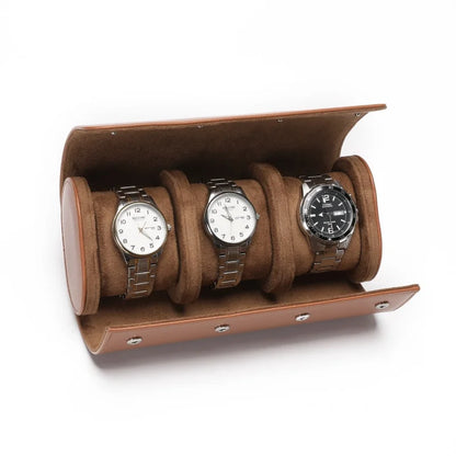 Leather Watch Roll (Gift)