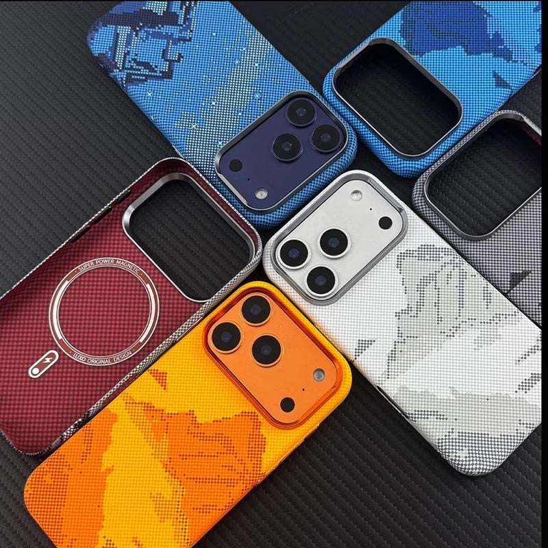 Strata Vector Aramid Fiber Case for iPhone - Blue