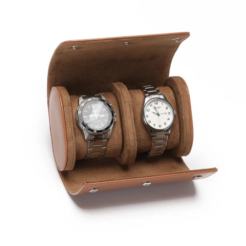 Leather Watch Roll (Gift)