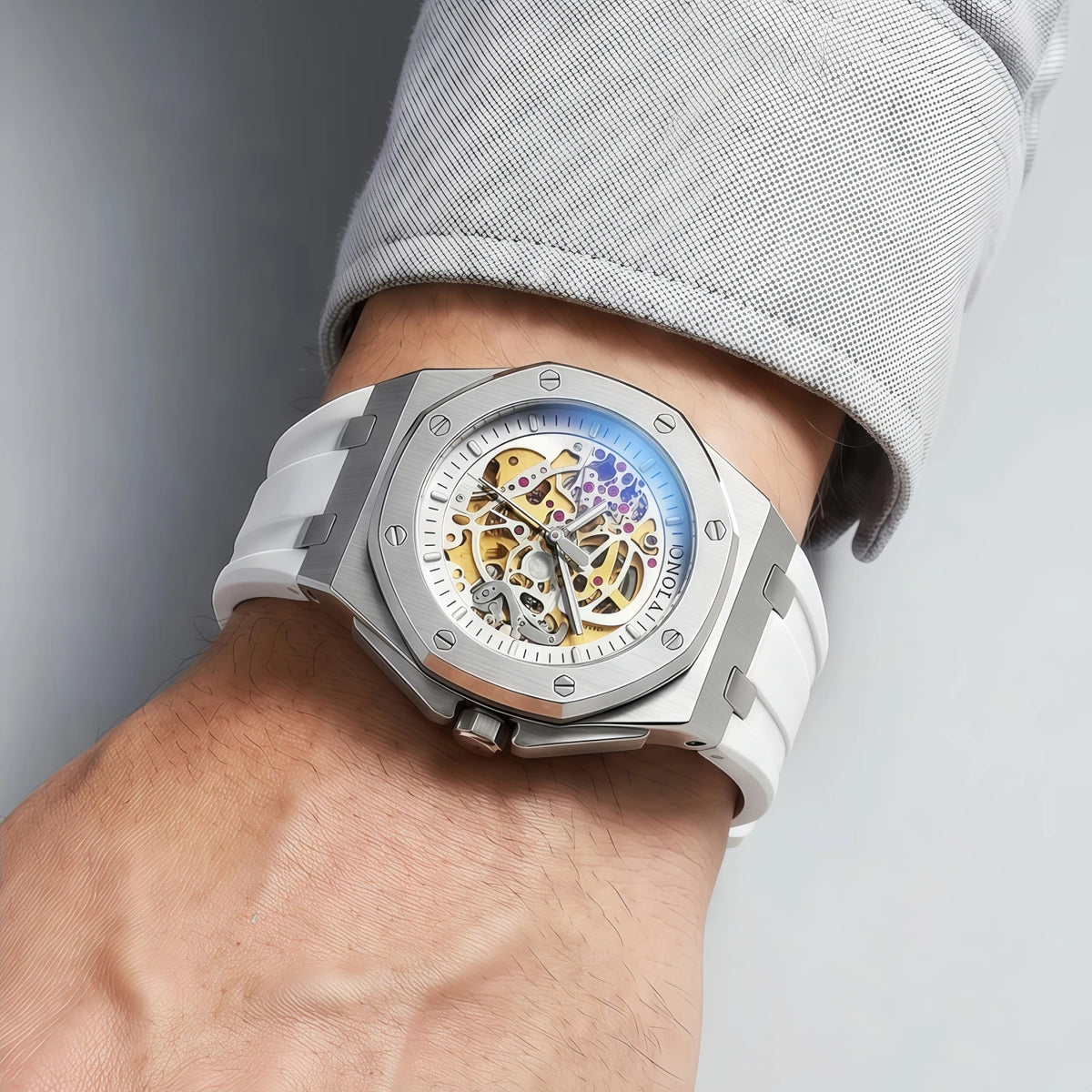 Basel Skeleton Sport Watch