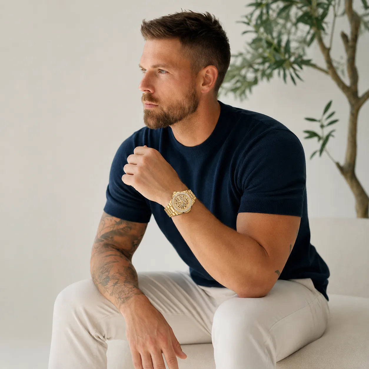 Monaco Skeleton Automatic Watch