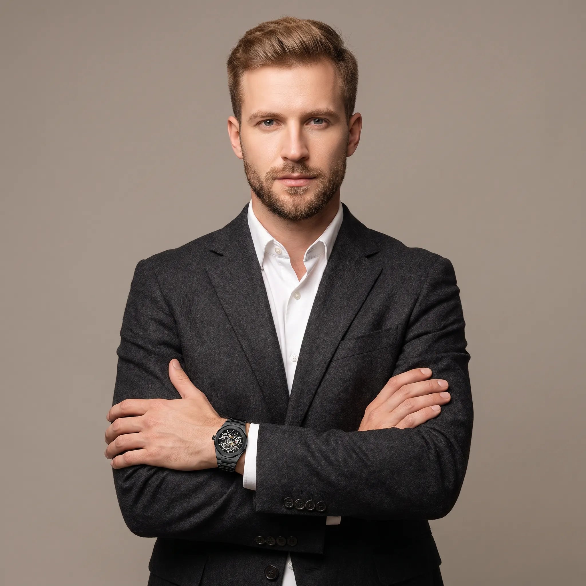 Bruges Skeleton Automatic Watch
