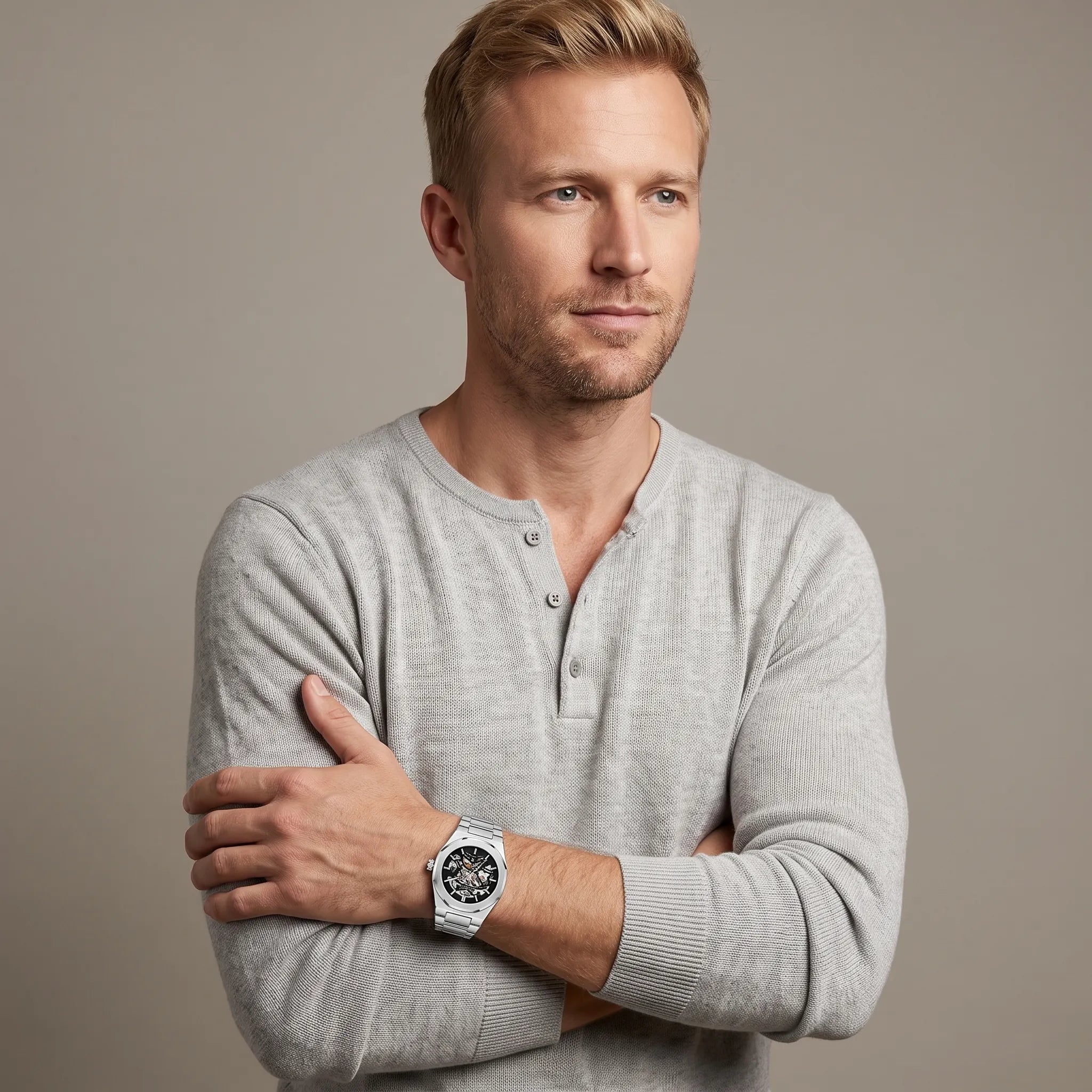 Bruges Skeleton Automatic Watch