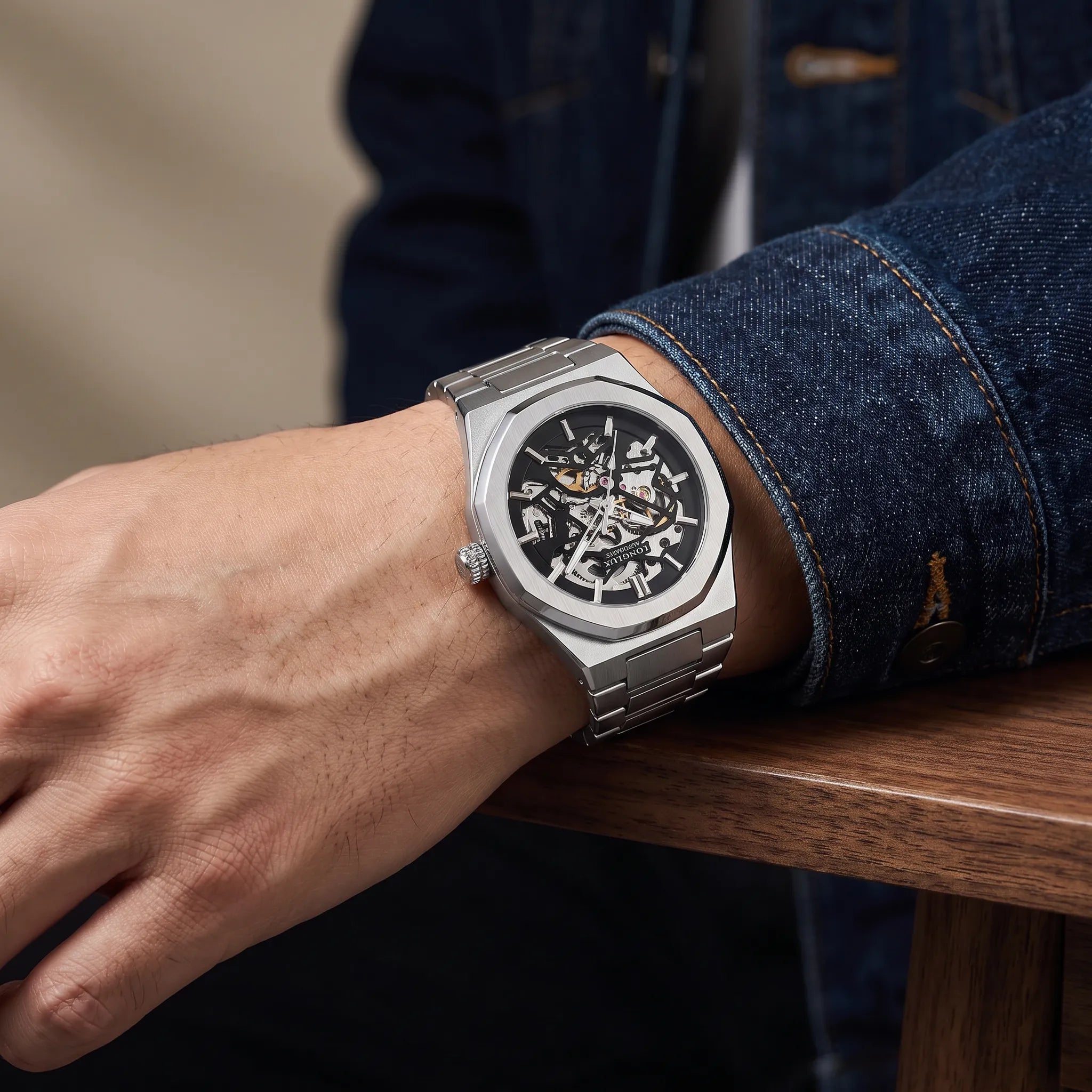 Bruges Skeleton Automatic Watch
