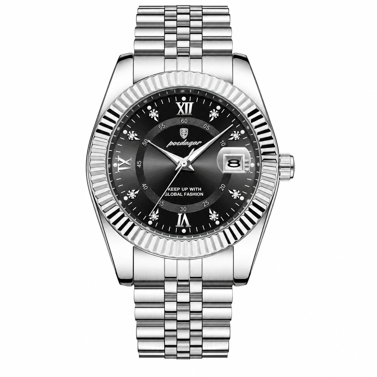 Prague Fluted Date Watch