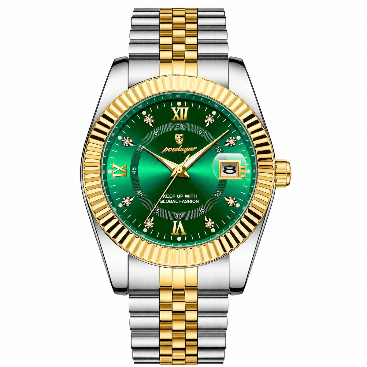 Prague Fluted Date Watch