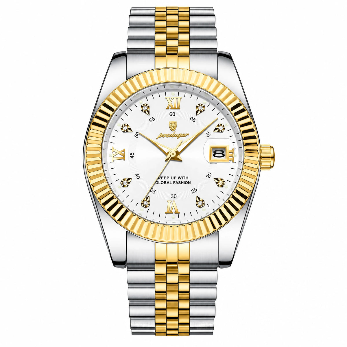Prague Fluted Date Watch